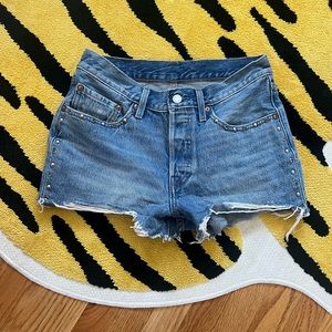 Levi’s 501 stud shorts